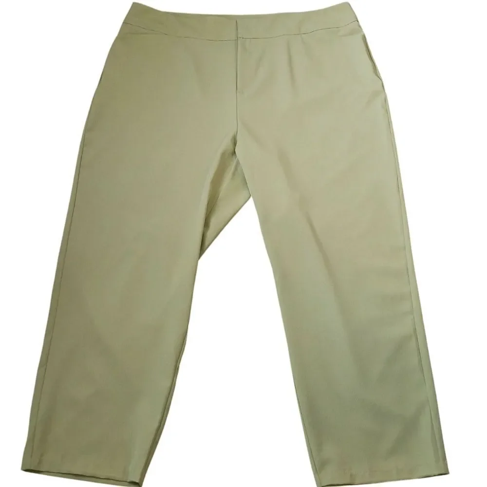 Three Piece Pant Set Lightweight Pockets Long Sleeve Gauzy Spring Green Size 24 - Picture 3 of 12